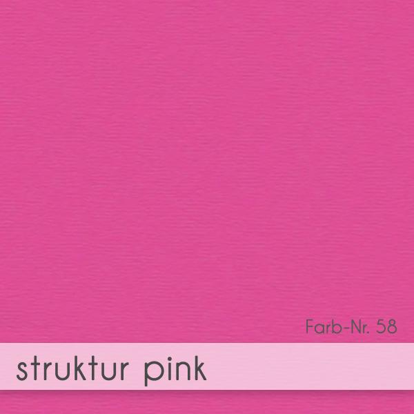 Karte - Einlegekarte DIN A5 220g/m² in struktur pink
