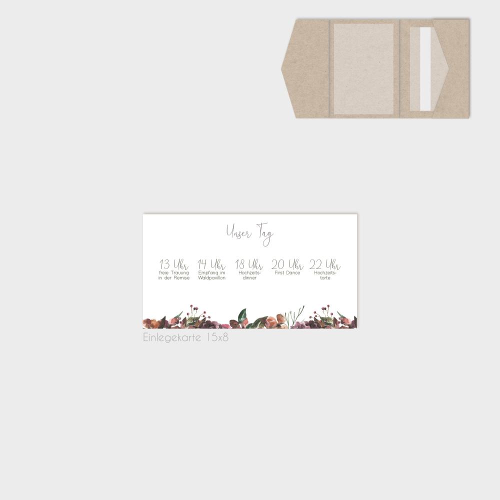 Einlegekarten-Bundle "Her Flowers" B6 | 2