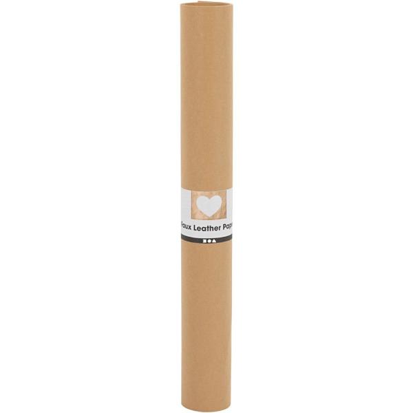 Lederpapier Helllbraun 50cm x 1m Stärke: 0,55 mm