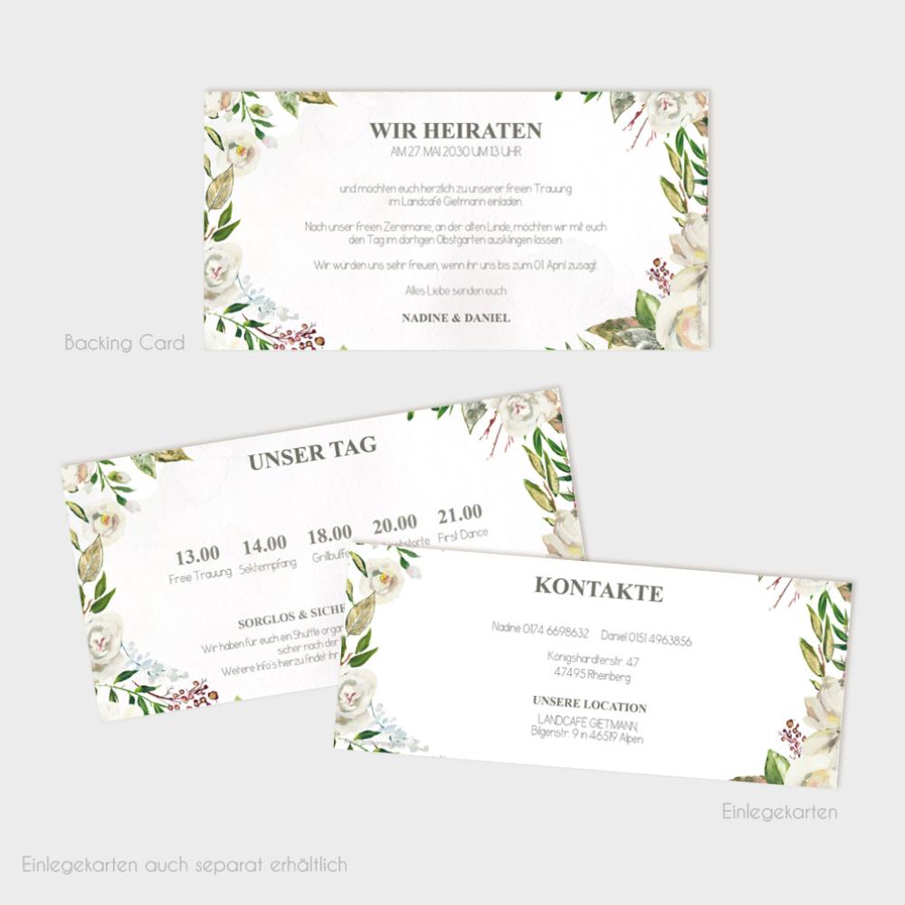 Backing-Card "Antique White" 19,5x10
