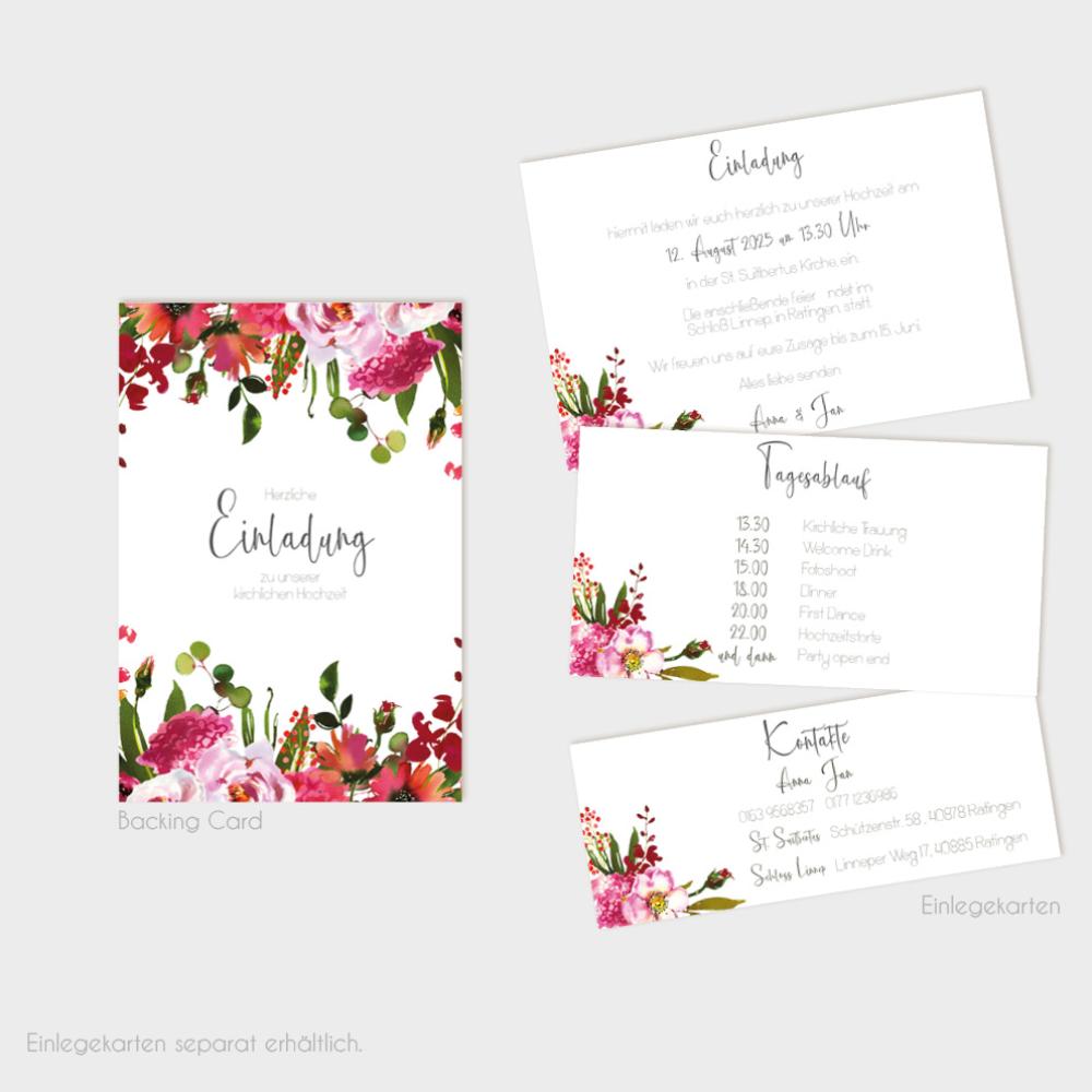 Backing-Card "Blush Pink" 11x16
