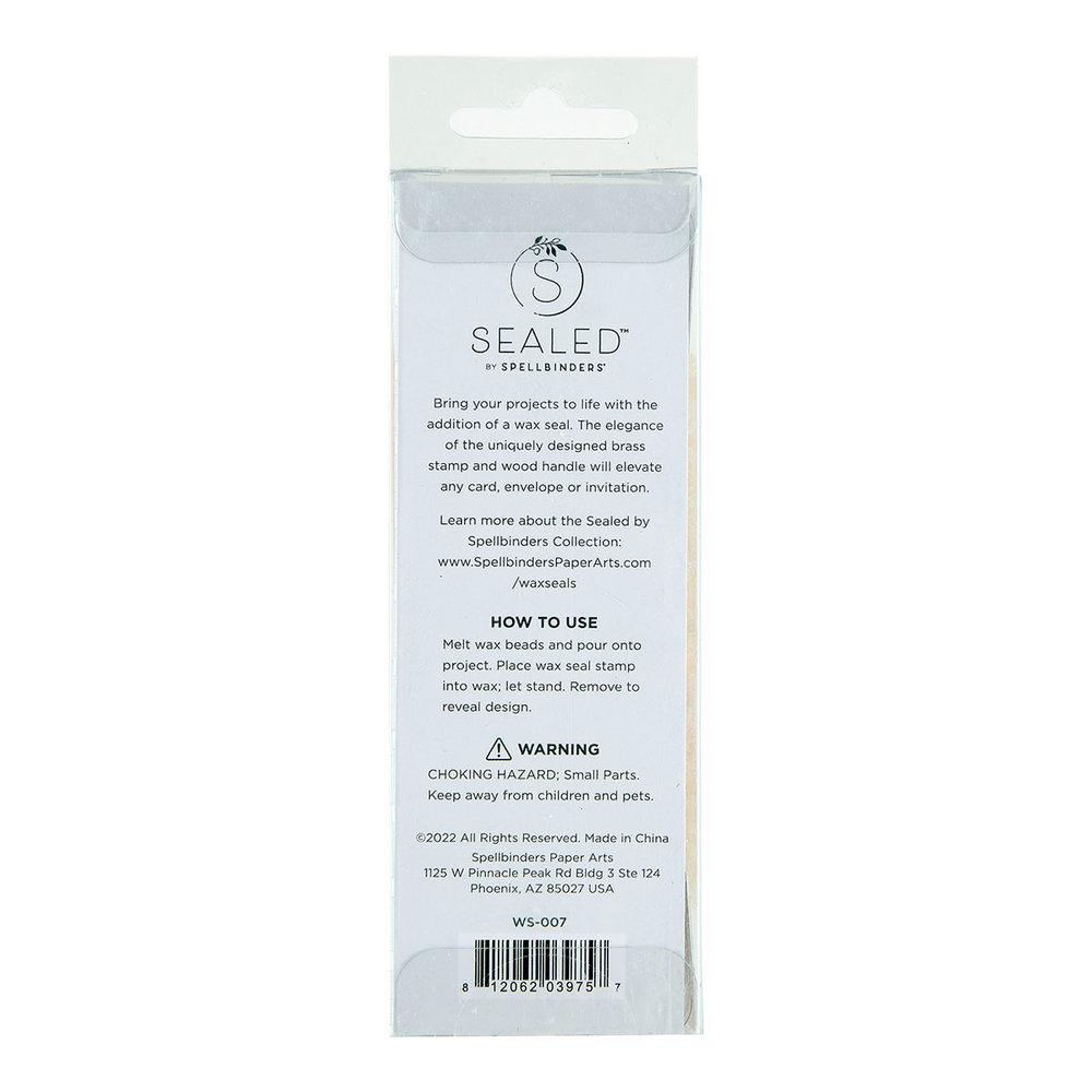Spellbinders - Wachssiegel Stempel "Handmade" Waxs Seal Stamp
