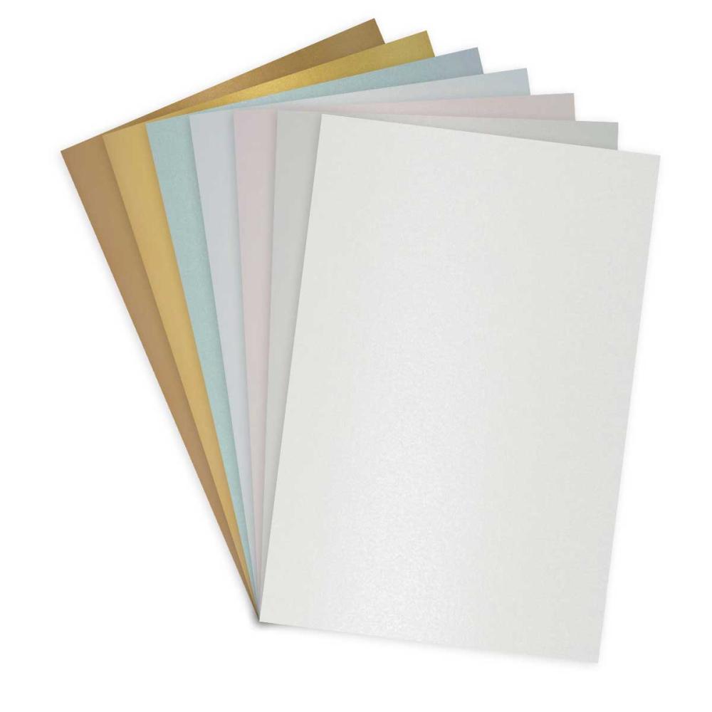 Farbkartonset 7 Bogen DIN A4 "Metallic-Farben 2023"