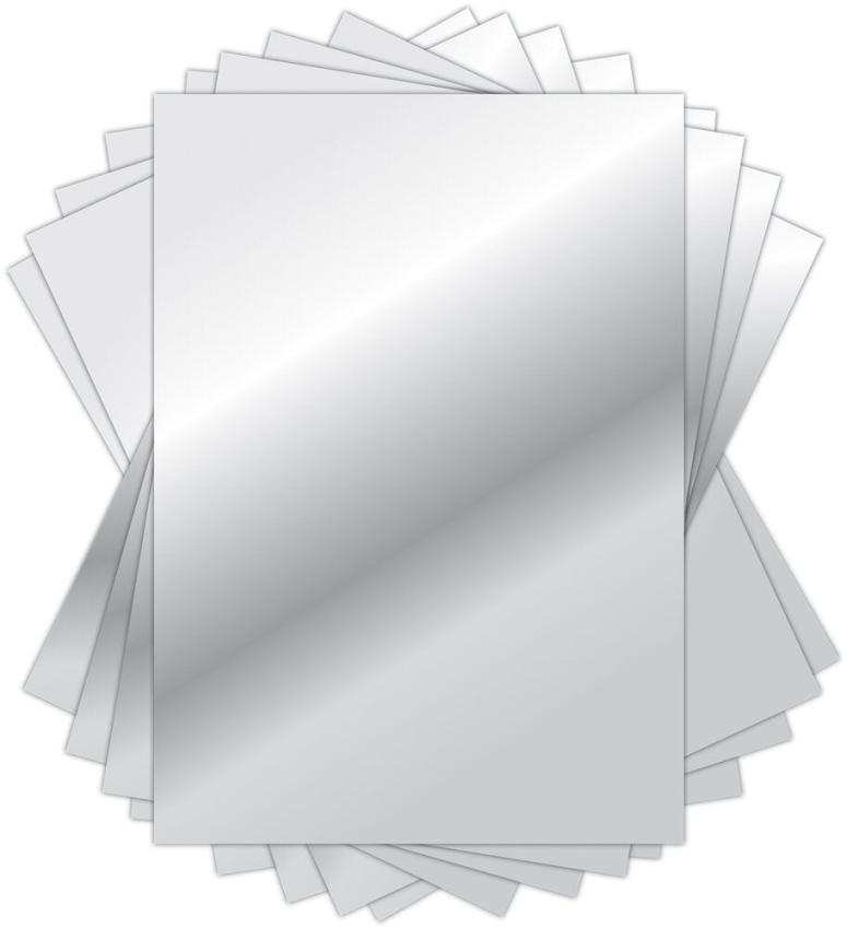 Craft Consortium - Spiegelkarton A4 "Silver" Mirror Card - 10 Bogen