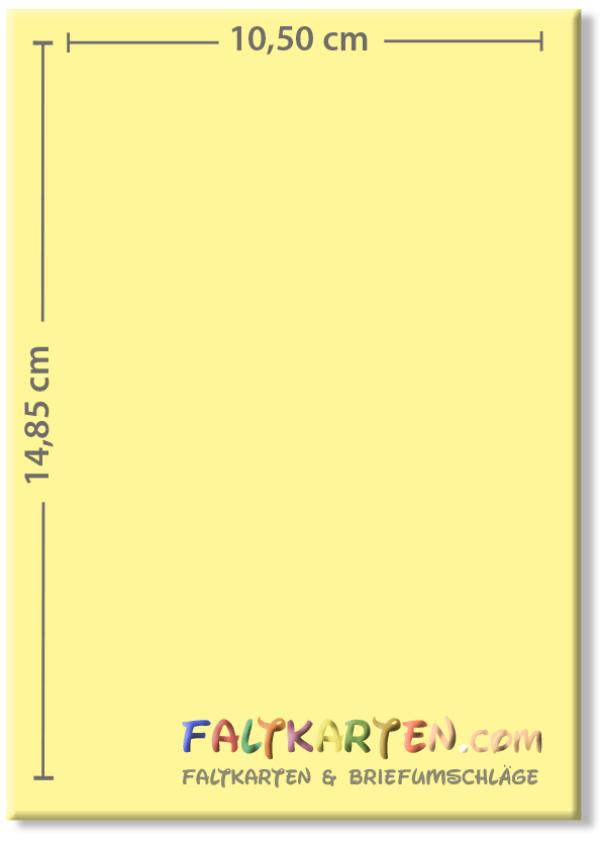 Karte - Einlegekarte DIN A6 240g/m² in pastell grün