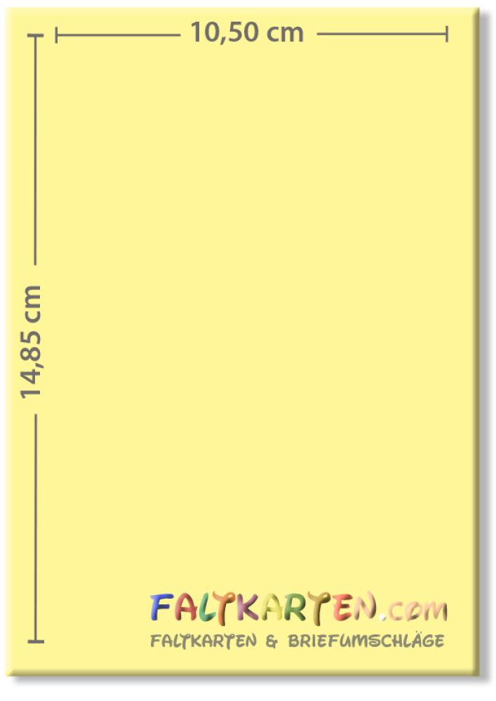Karte - Einlegekarte DIN A6 220g/m² in kraft saphirblau