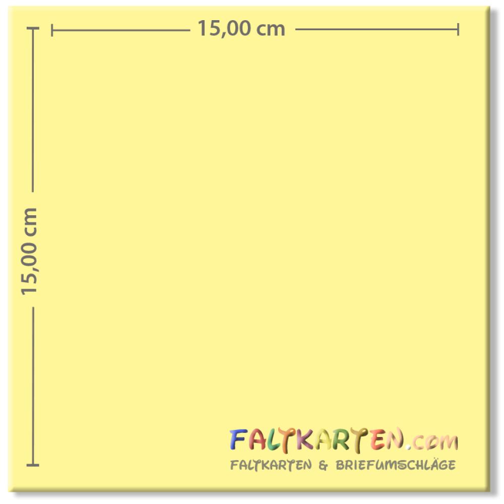 Karte - Einlegekarte 15x15 cm 240g/m² in pazifikblau