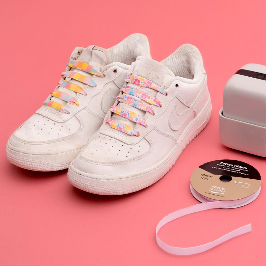 Vaessen - " Baumwollband 10mm x 10m Weiß"