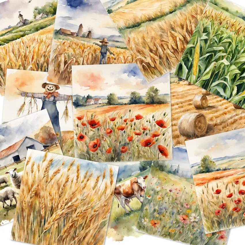 LaCreativ - Designpapier "Traumhafte Bauernhofidylle" Paper Pack 6x6" - 24 Bogen