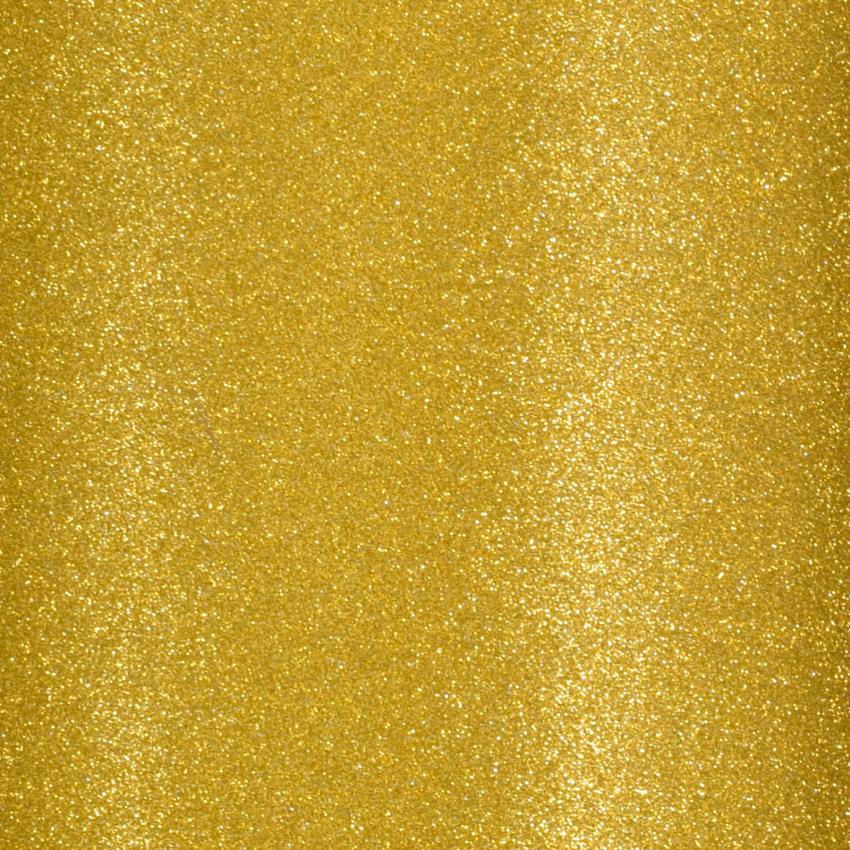  Florence - Glitzerpapier 5 Bogen A4 - Gelbgold - Selbstklebendes Glitzerpapier 