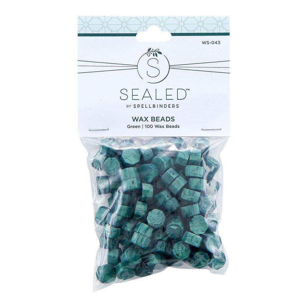 Spellbinders - Wachsperlen "Green" Waxs Beads 