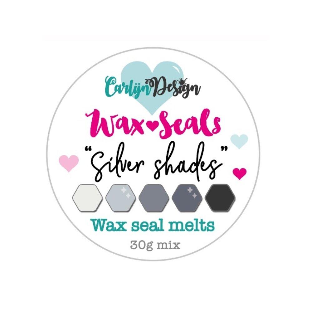 Carlijn Design - Wachsperlen "Silver Shades" Wax Seal Melts 30g