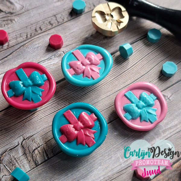 Carlijn Design - Wachssiegel Stempel "3D Strik" Wax Seal Stamp 47