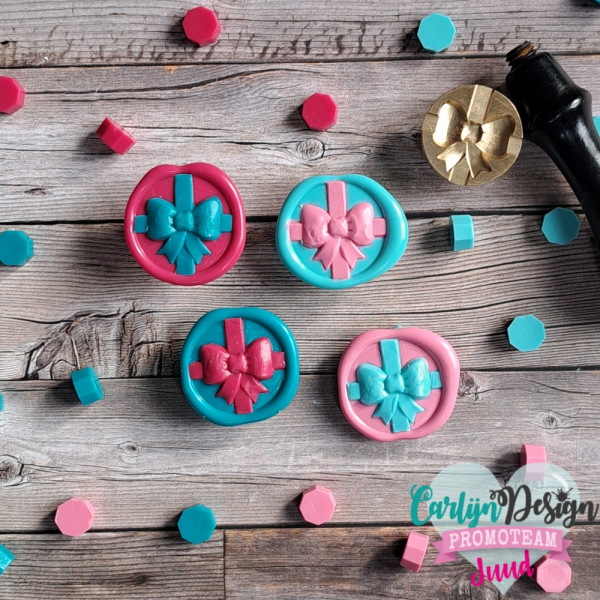 Carlijn Design - Wachssiegel Stempel "3D Strik" Wax Seal Stamp 47