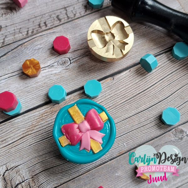 Carlijn Design - Wachssiegel Stempel "3D Strik" Wax Seal Stamp 47