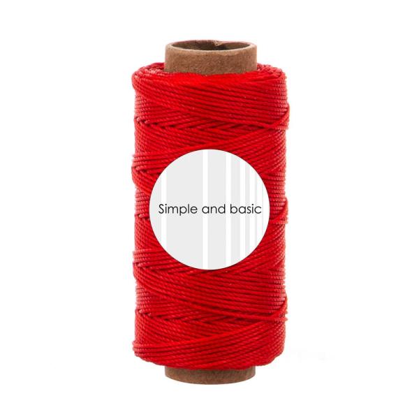 Simple and Basic - Garn "Bright Red" Polyester Thread 50m
