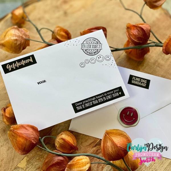 Carlijn Design - Wachssiegel Stempel "Retro Smiley" Wax Seal Stamp 52