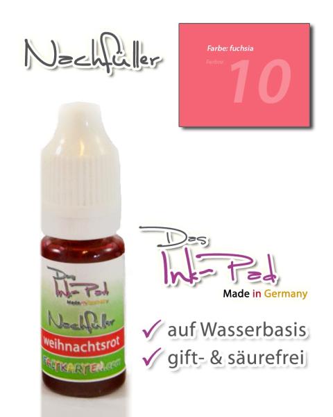 LaCreativ Nachfüller 10ml in fuchsia für Das Ink-Pad - Stempelkissen