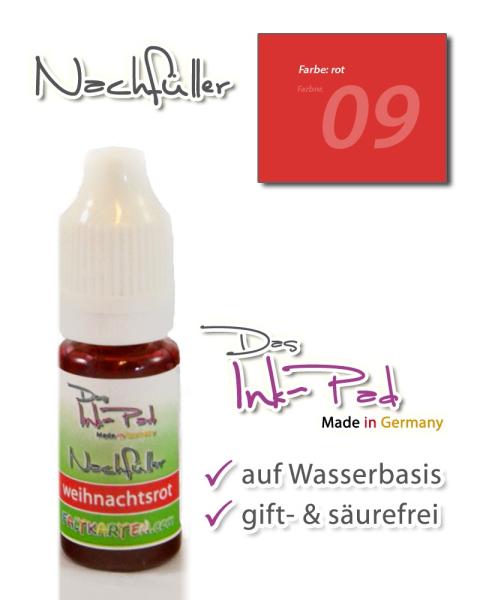 LaCreativ Nachfüller 10ml in rot für Das Ink-Pad - Stempelkissen