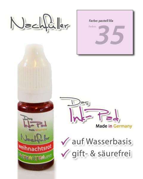 LaCreativ Nachfüller 10ml in pastell lila für Das Ink-Pad - Stempelkissen