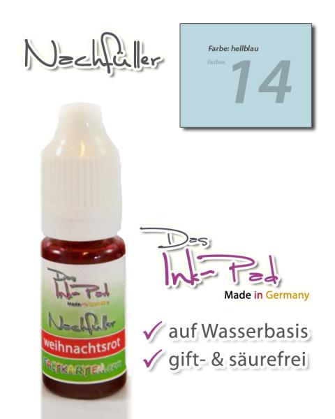 LaCreativ Nachfüller 10ml in hellblau für Das Ink-Pad - Stempelkissen