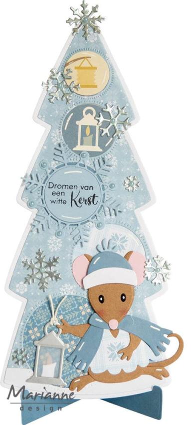 Marianne Design - Metallicpapier "Cozy Winter" Metallics Paper Sheets A5 - 16 Bogen