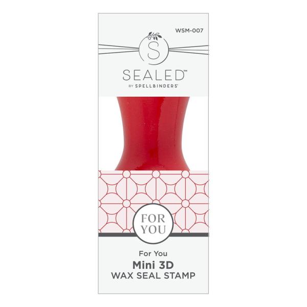 Spellbinders - Wachssiegel Stempel "For You" Wax Seal Stamp
