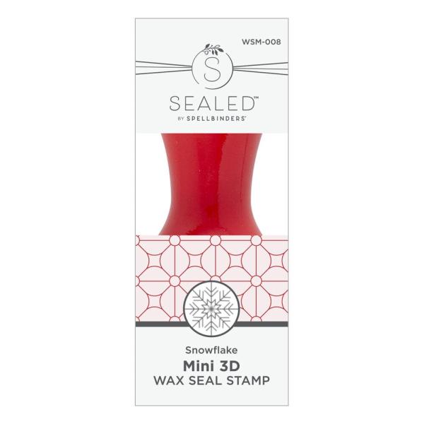 Spellbinders - Wachssiegel Stempel "Snowflakes" Wax Seal Stamp
