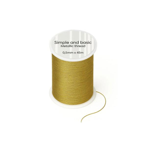 Simple and Basic - Garn "Gold" Metallic Thread 45m