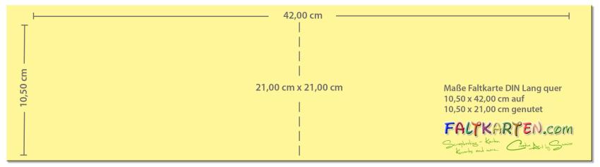 Faltkarte DIN Lang quer 220g/m²  in altrosa