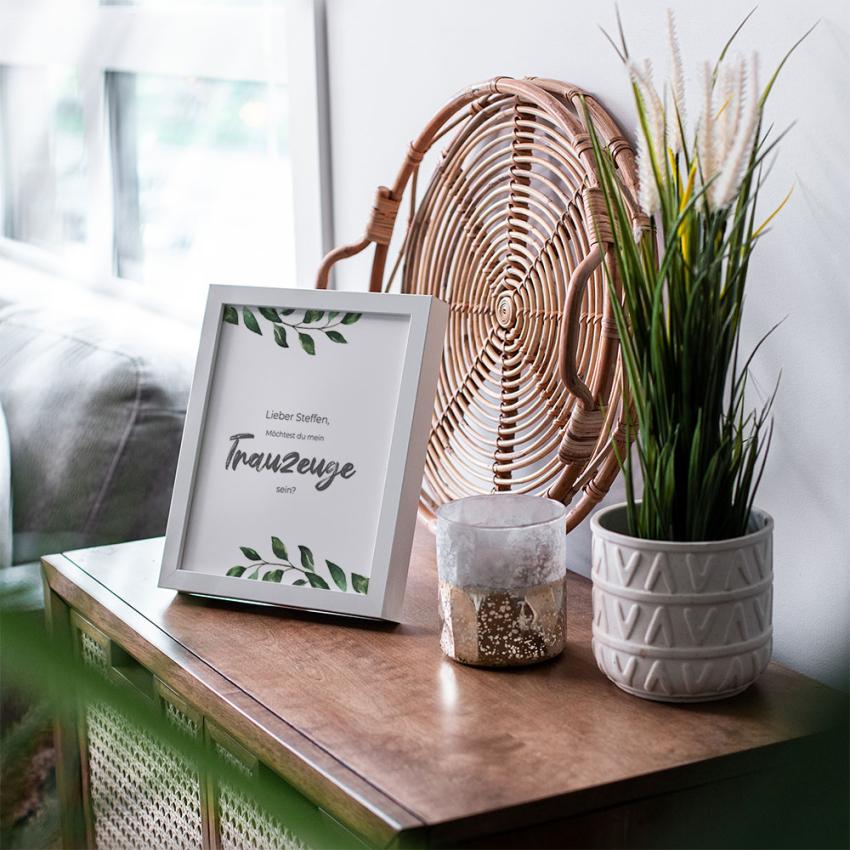 Spruchposter "Trauzeuge" | Geschenkidee | Personalisiert  | individuelles Bild | Wanddeko