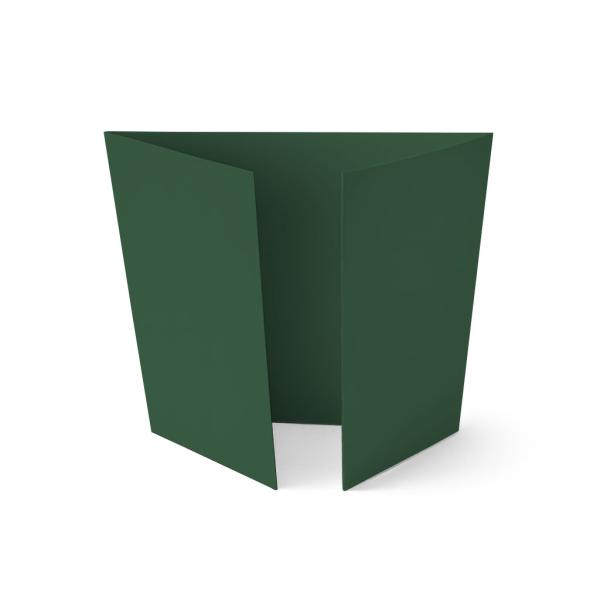 Altarfalz-Karte quadratisch (14,8x14,8cm) 225g/m² in waldgrün