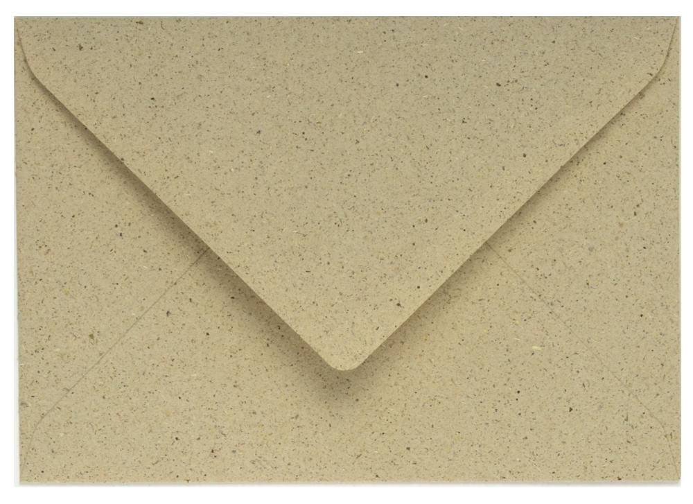 Briefumschlag DIN B6 120g/m² oF Nassklebung in graspapier
