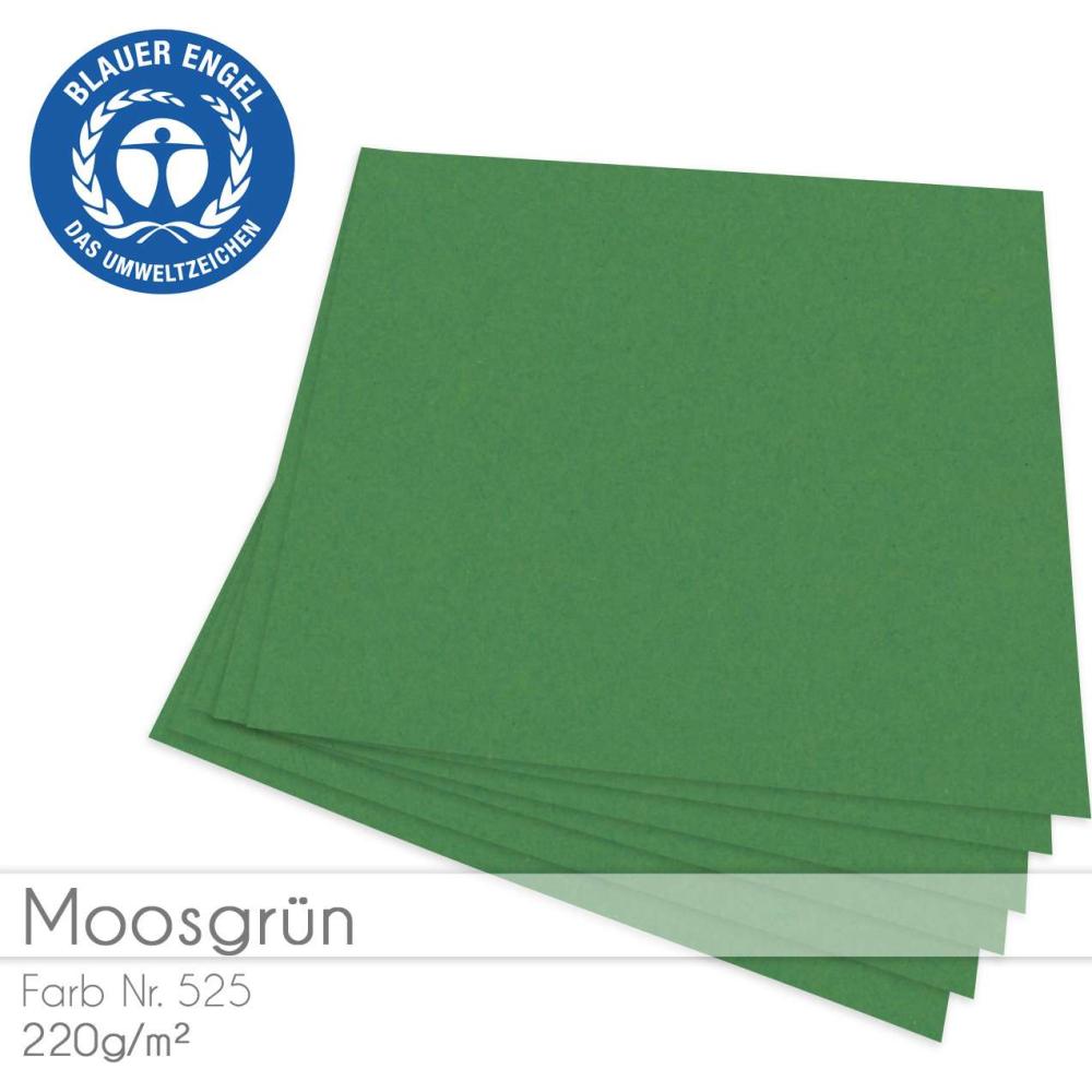 Cardstock "Basic" 12"x12" 220g/m² (30,5 x 30,5cm) in moosgrün