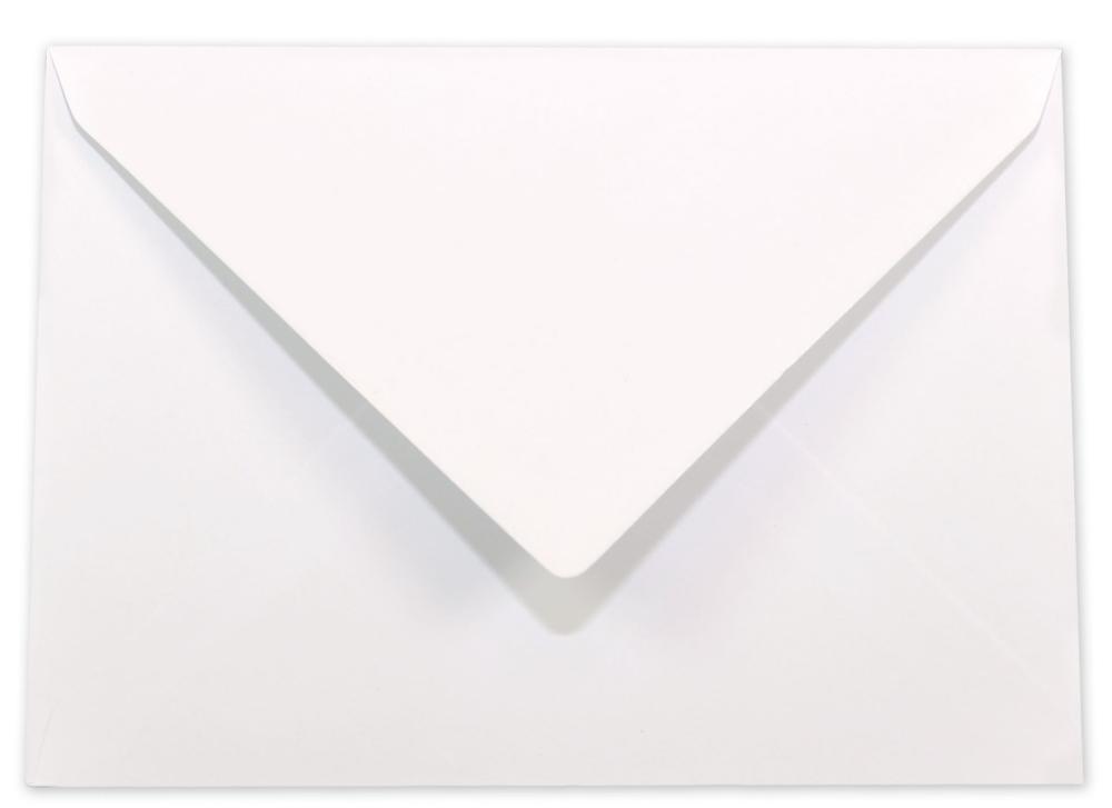 Briefumschläge - Briefhüllen in weiss, DIN A5 120g/m² oF, Nassklebung