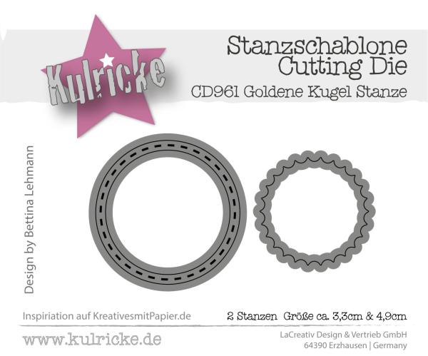 Kulricke Stanzschablone "Goldene Kugel" Craft Die