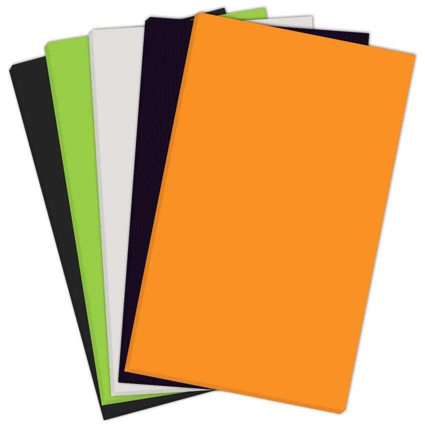 Farbkartonset 25 Bogen A4 "Halloween"