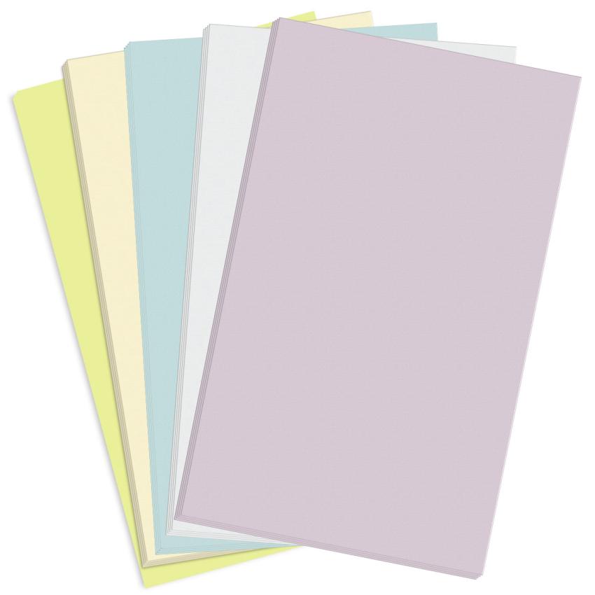 Farbkartonset 25 Bogen A4 "Pastell Frühlings-Mix"