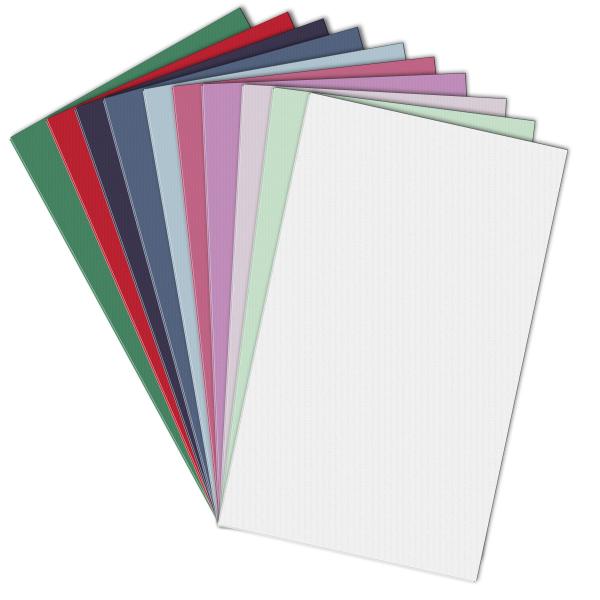 Farbkartonset 20 Bogen A4 "Struktur-Trendfarben 2019"