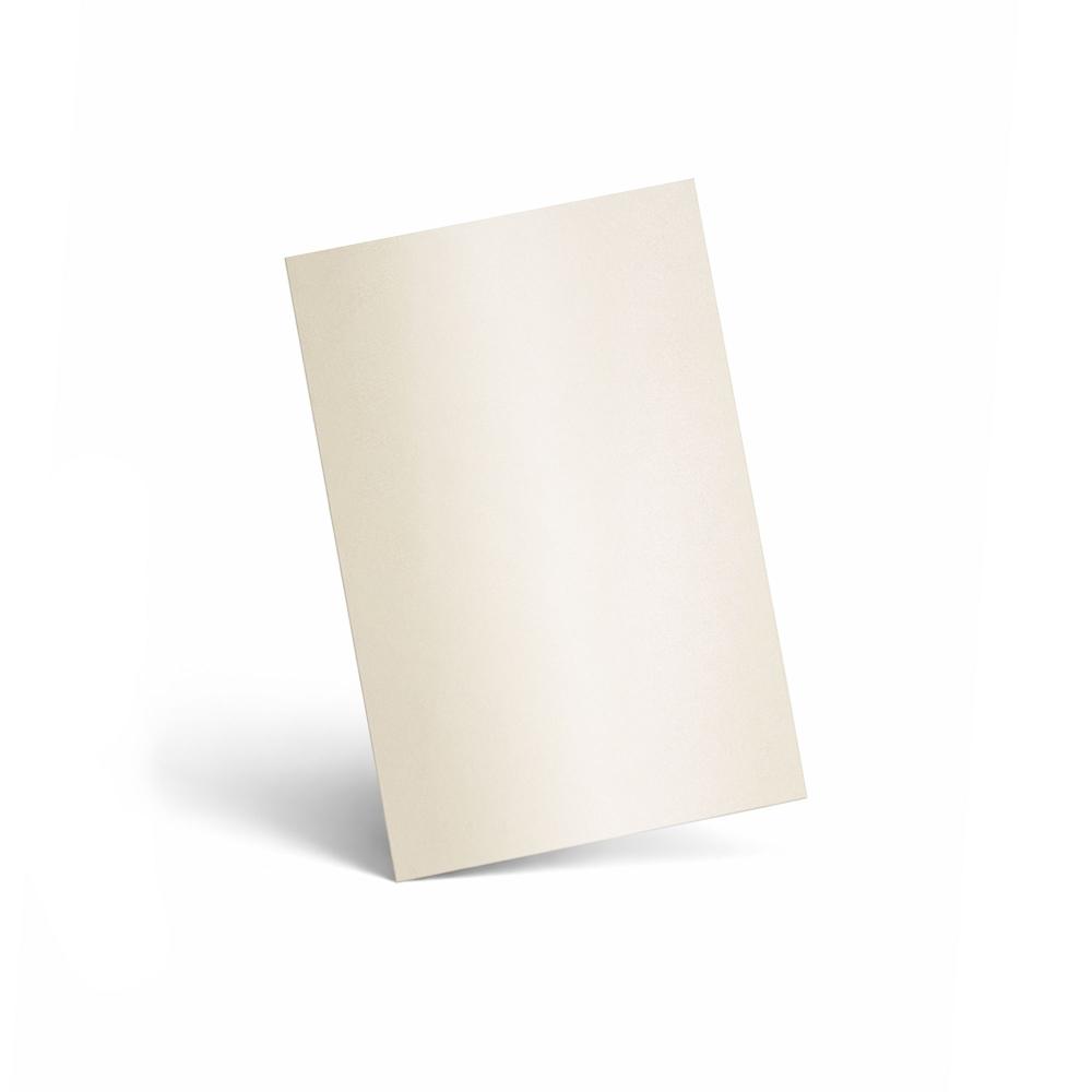 Karte - Einlegekarte DIN A6 300g/m² in metallic champagner