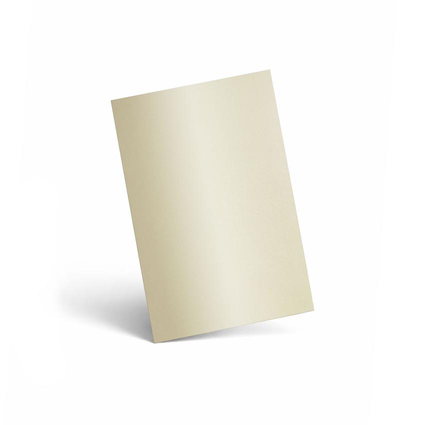 Karte - Einlegekarte DIN A6 250g/m² in metallic ivory