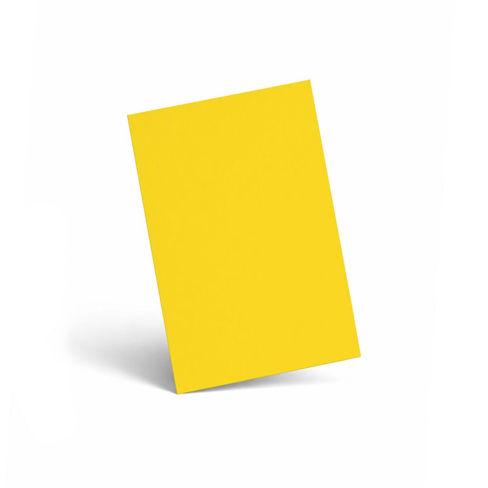 Karte - Einlegekarte DIN A6 240g/m² in sonnengelb