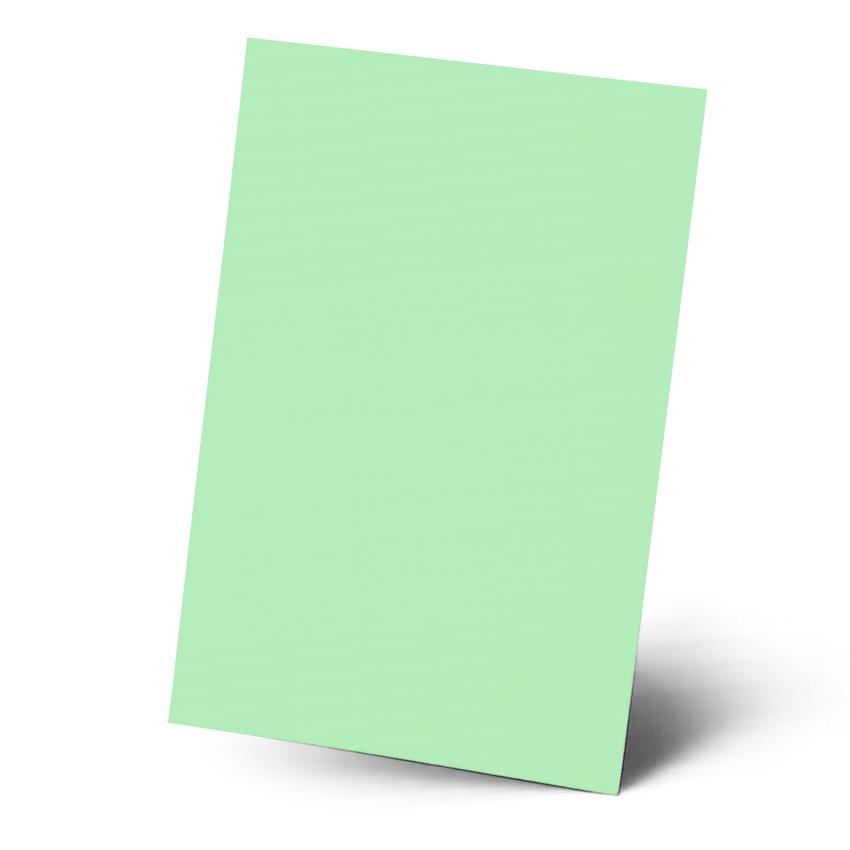 Karte - Einlegekarte DIN A5 240g/m² in pastell grün