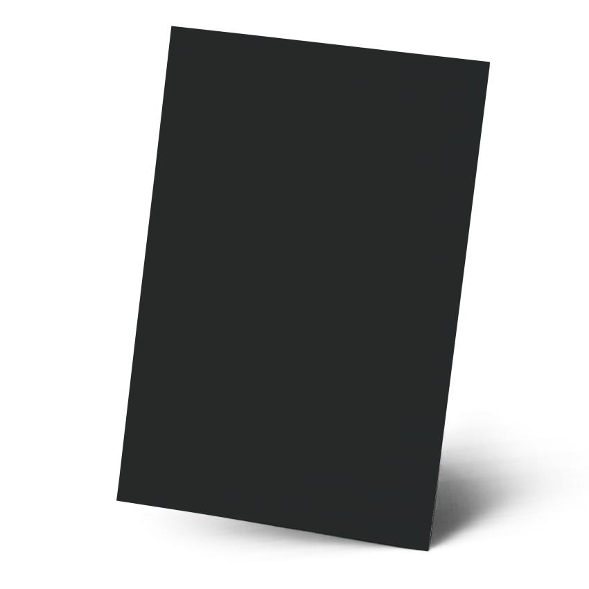 Karte - Einlegekarte DIN A5 240g/m² in schwarz