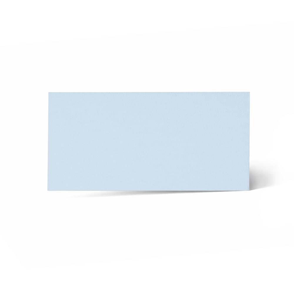 Karte - Einlegekarte DIN Lang 240g/m² in hellblau