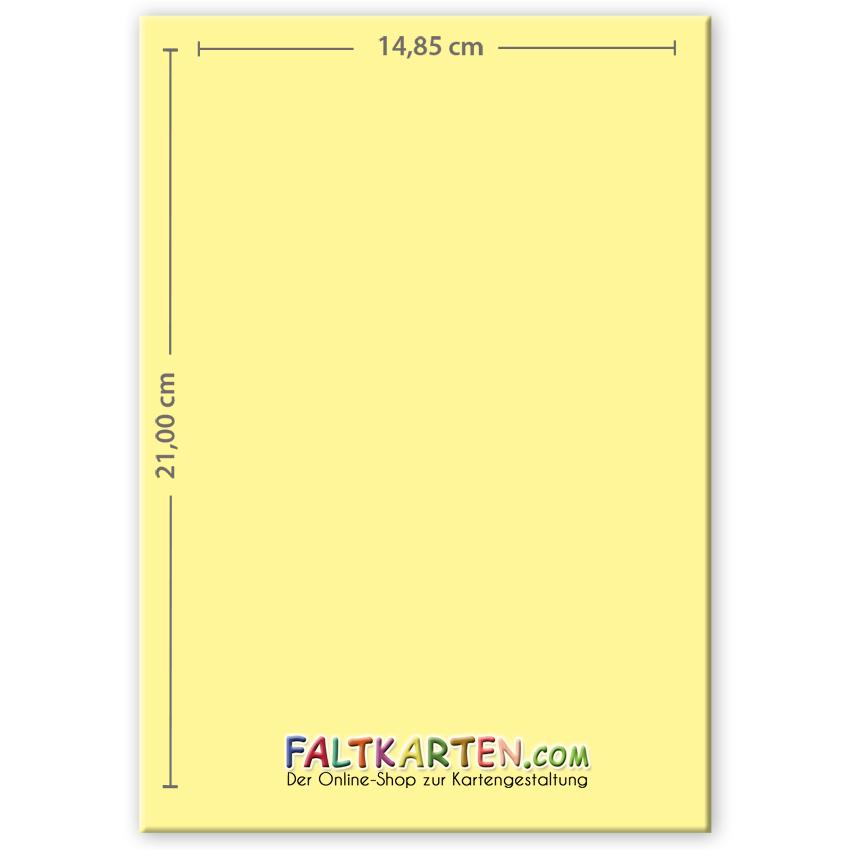Karte - Einlegekarte DIN A5 220g/m² in eukalyptus
