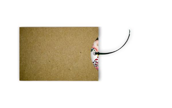 Einstecktasche B6 Struktur-Karton "Struktur Naturell" 