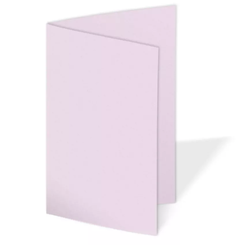 Doppelkarte - Faltkarte 240g/m² DIN B6 in pastell-lila
