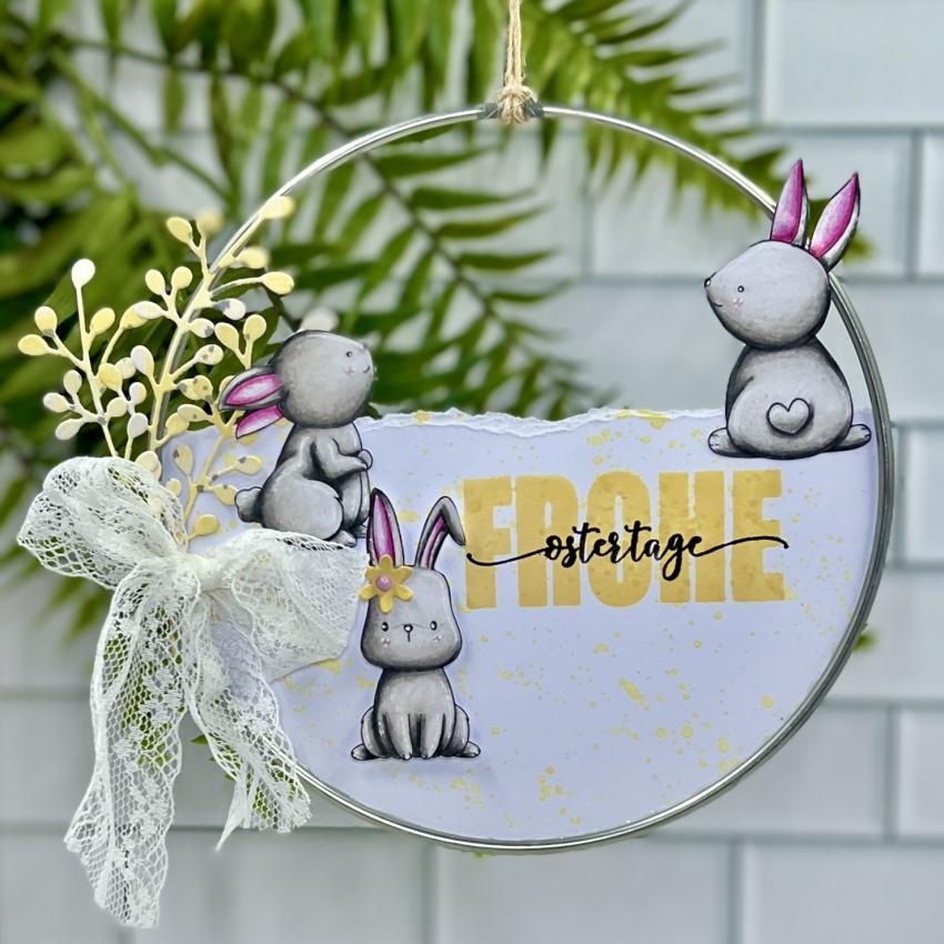 Kulricke Stempel "Hasenwiese" Clear Stamp