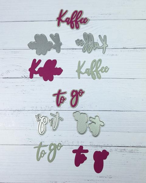Kulricke Stanzschablone "Kaffee to Go" Craft Die 